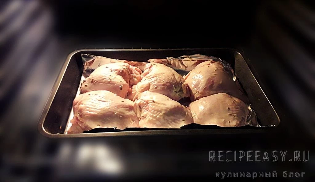 Курица в соево-майонезном соусе