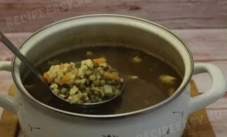 Суп из маша с фаршем