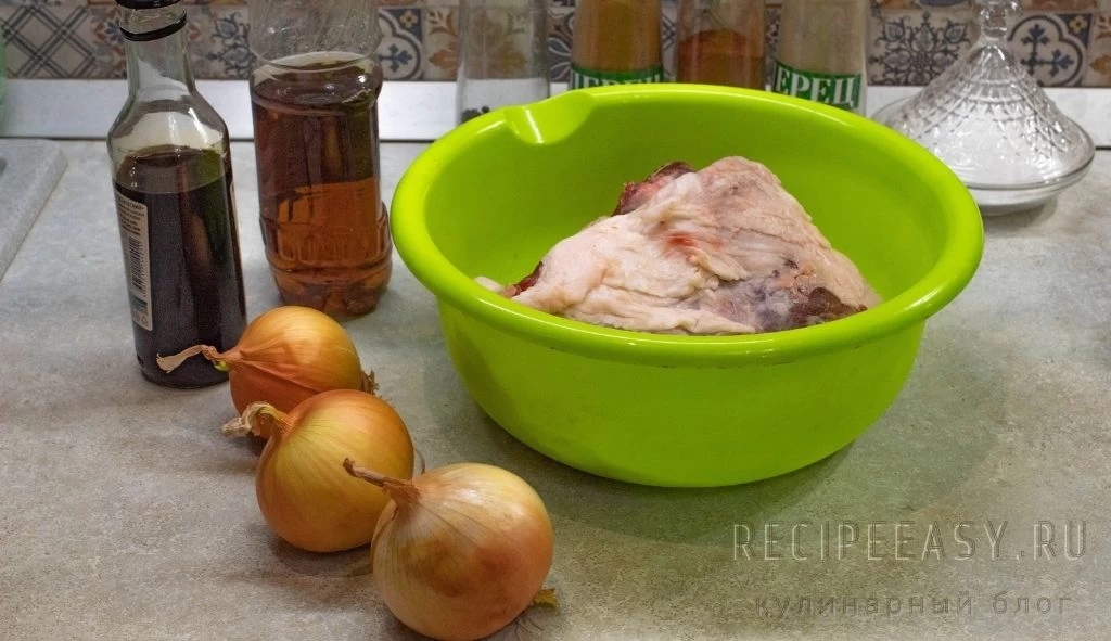 Фото приготовления рецепта: Свиные ребрышки в соевом соусе - шаг №1